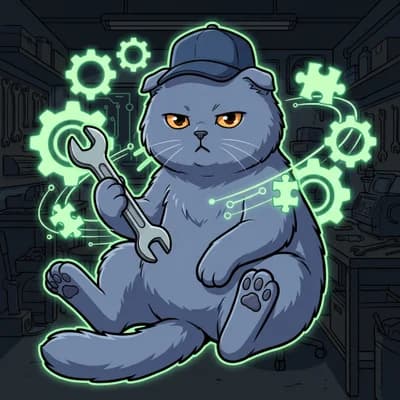 Kranky cat mascot with puzzle pieces representing game server mod support